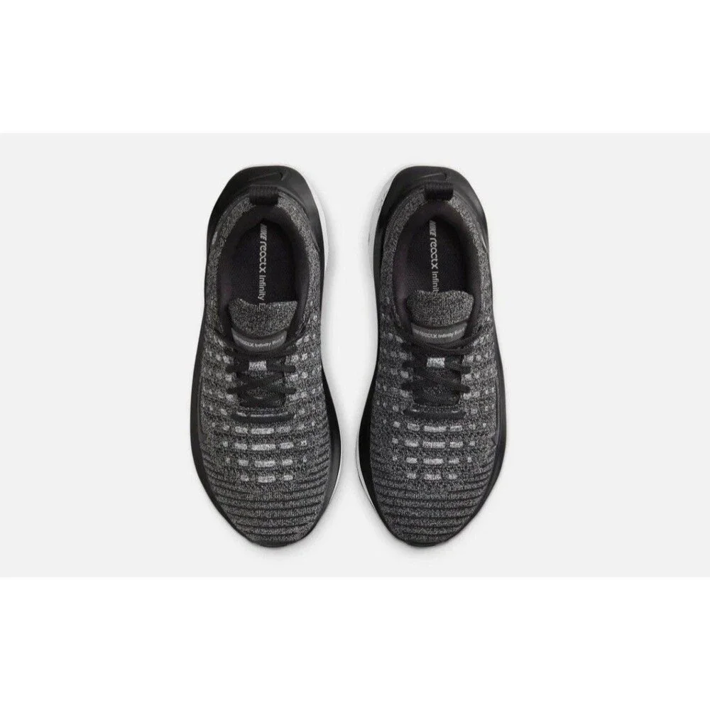 Nike ReactX Infinity Run 4 Black White Women's Running Shoes Size 9 (No Lid)